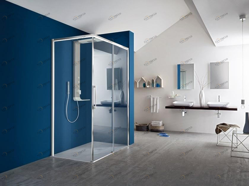 ARBLU Душевой уголок угловой с раздвижной дверцей Perseo sun-id-1417579