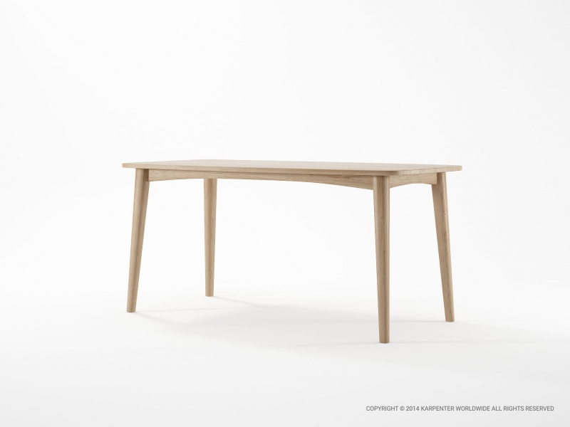 535_1066 Стол обеденный прямоугольный 160 Karpenter GRASSHOPPER - Вид №1