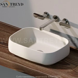 FG50A9003 Накладная раковина на столешницу  прямоугольная Ceramica Flaminia Flag