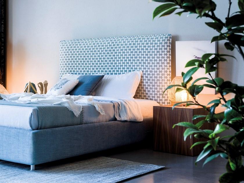 Frauflex Двуспальная кровать из ткани с высоким изголовьем sun-id-1451014 - Вид №2