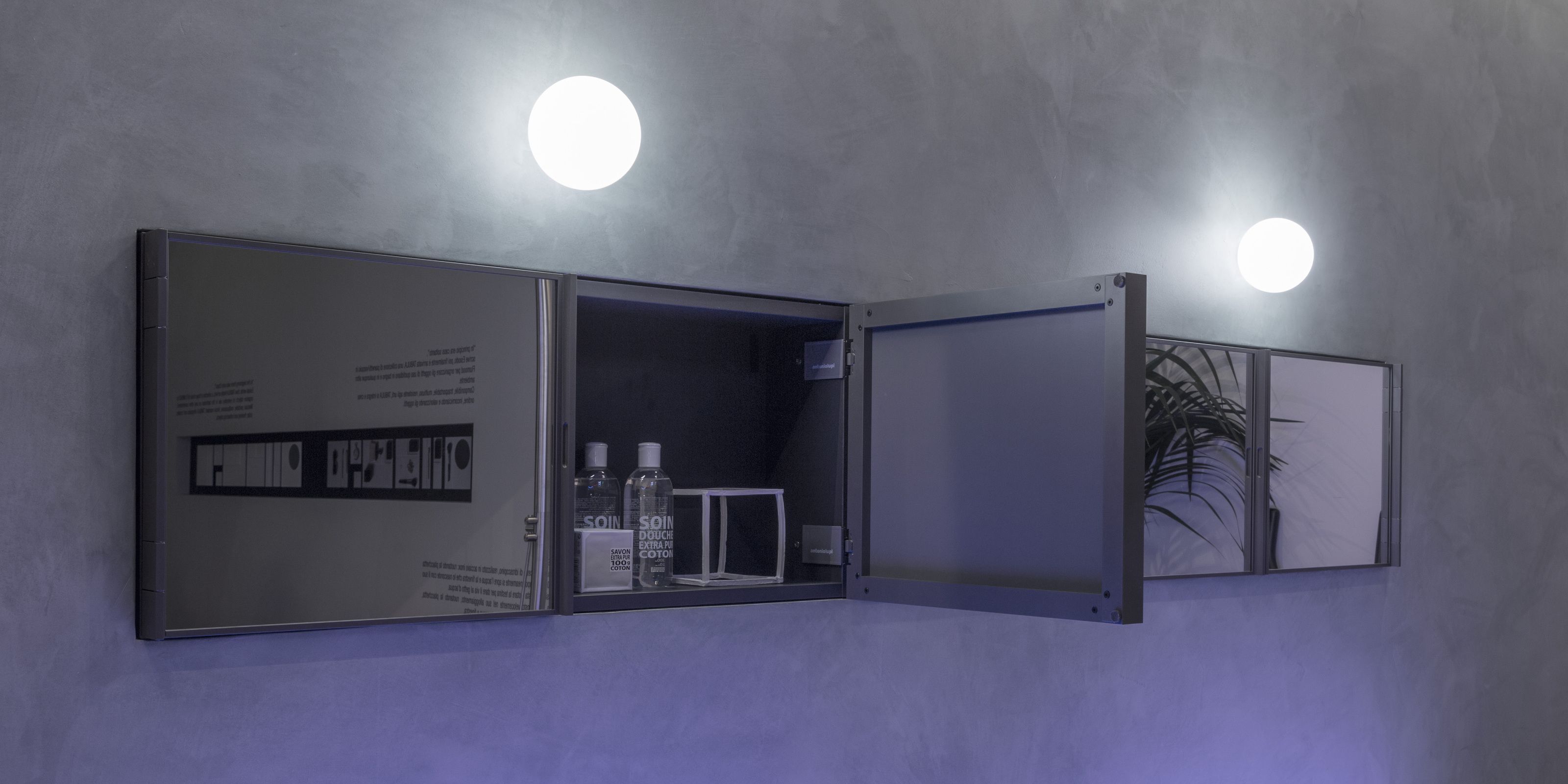 Настенное зеркало с контейнером для ванной комнаты Antoniolupi Bespoke ARCH-00123736 - Вид №1