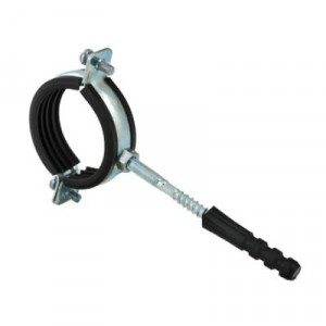 RUS.833.07 Кронштейн для труб стальной с резиновым уплотнением Valtec 1 1/4", 40–45 мм