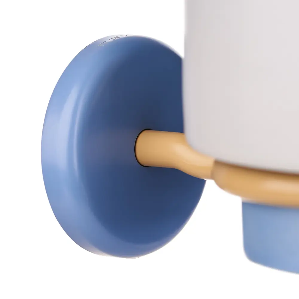 Дозатор подвесной для жидкого мыла Moroshka Antrim керамика цвет белый STLM-2026977 - Вид №3