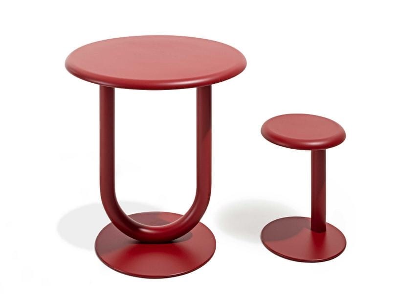 Низкий стул на стальном насесте Desalto ARCH-00016079