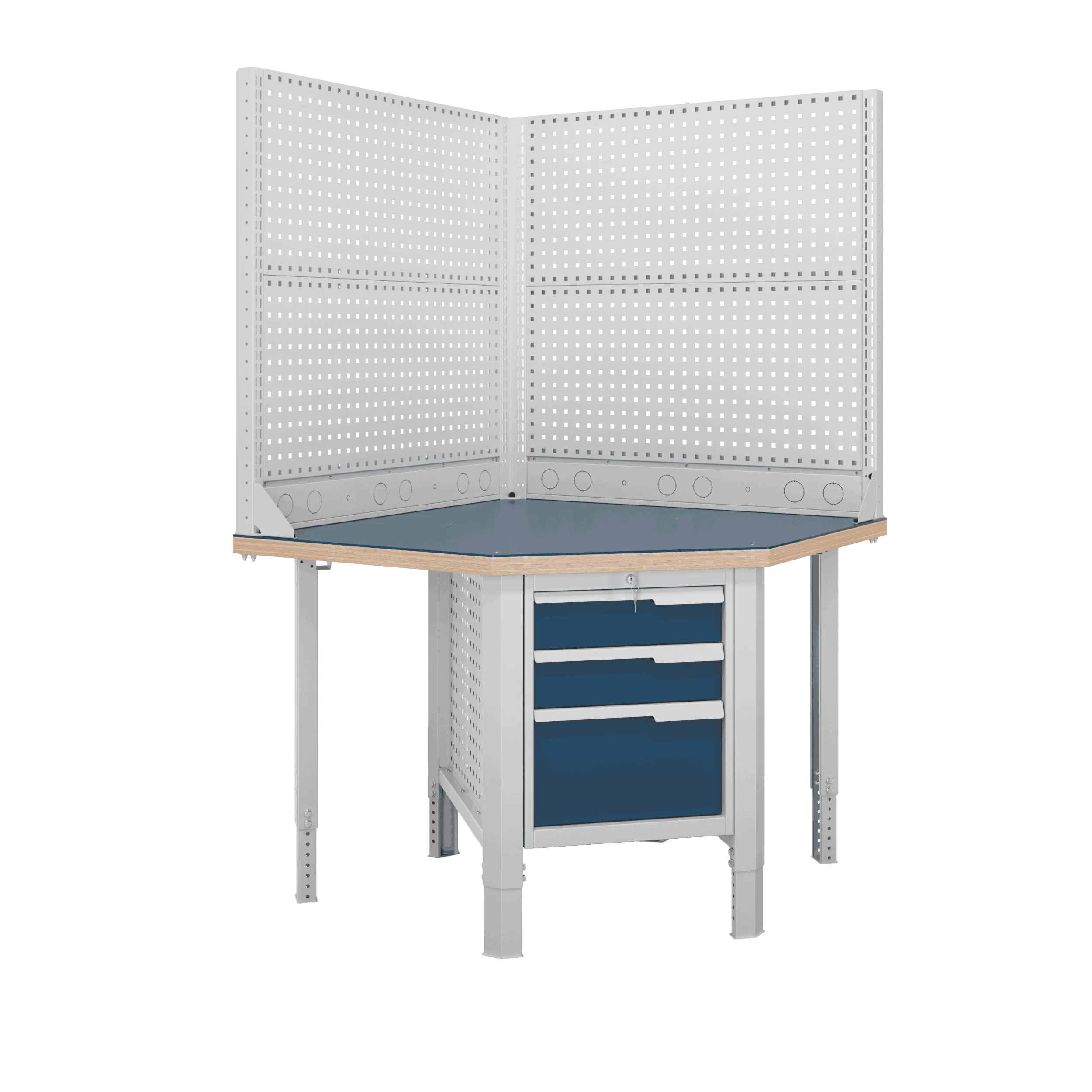 Верстак (угловой) CTR U532.S3.1-2R Верстакофф 124778