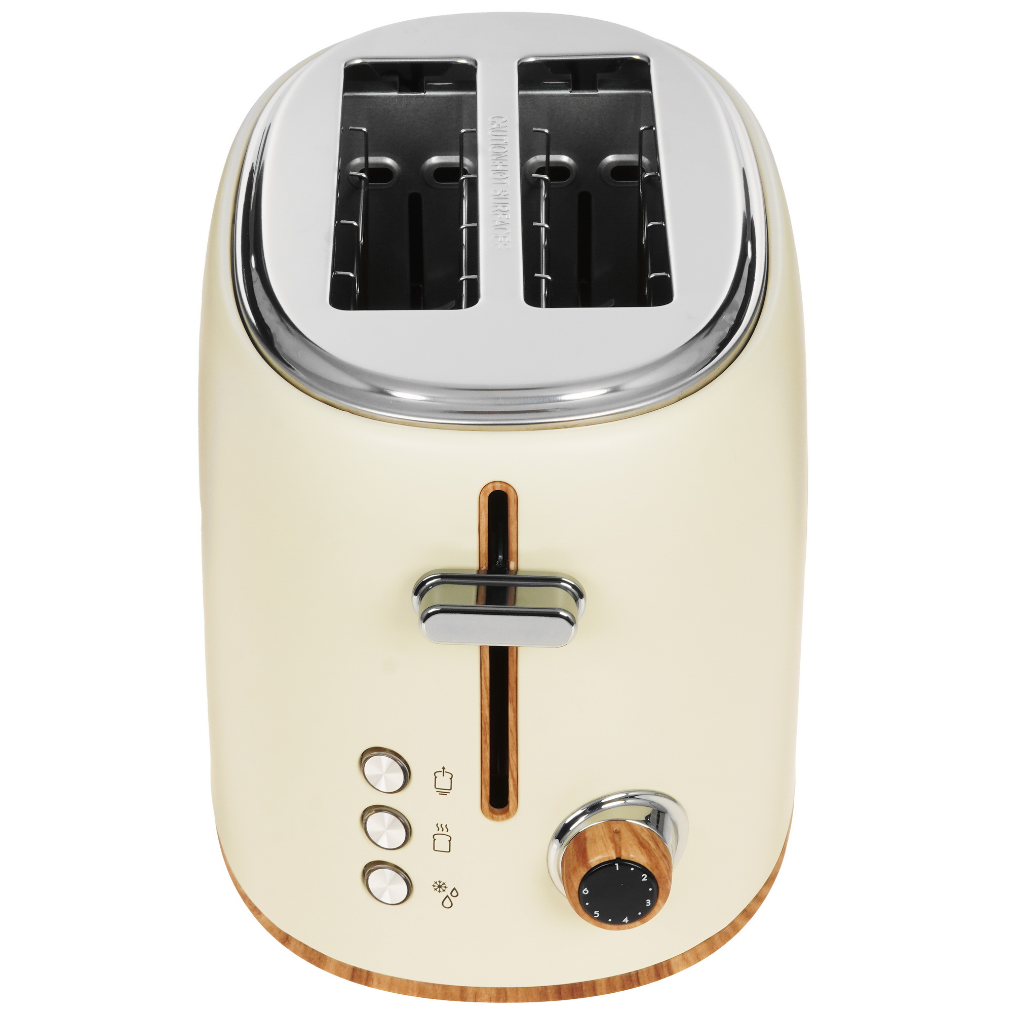 9057395 Тостер TESLER TT-240 бежевый STDN-0046727 - Вид №1