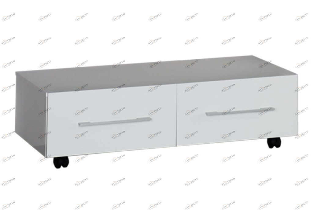 Тумба подкатная Aquanet Верона 100 белый (2 ящика) 00175401