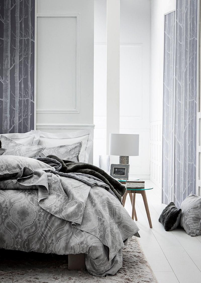 Alexandre Turpault Пододеяльник из хлопкового дамаска с двусторонним принтом Namaste sun-id-1452267 - Вид №2