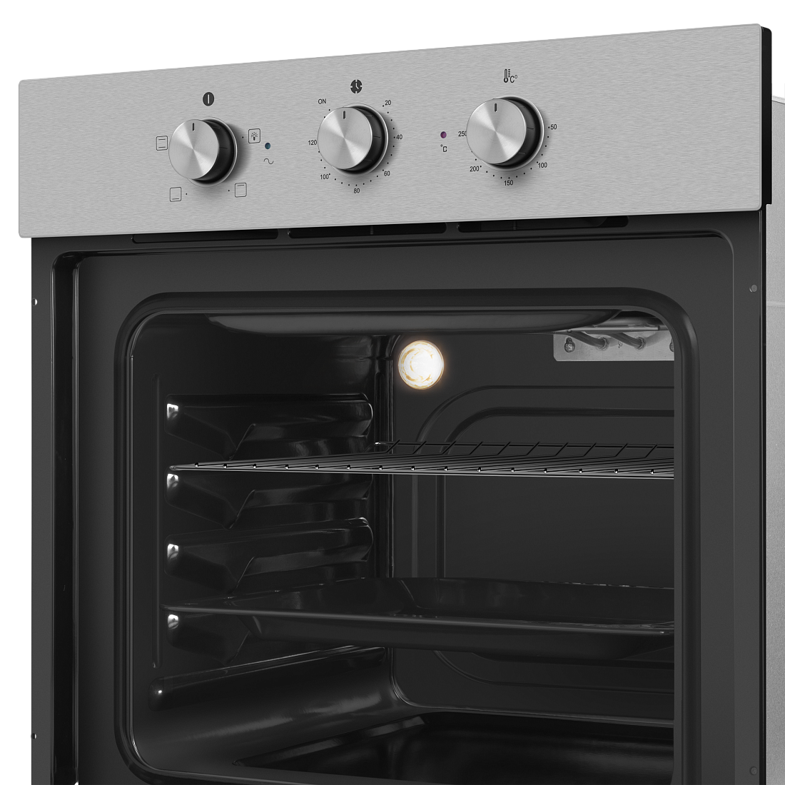 9100955 Электрический духовой шкаф HOMSair OES604S серебристый STDN-0067900 - Вид №6