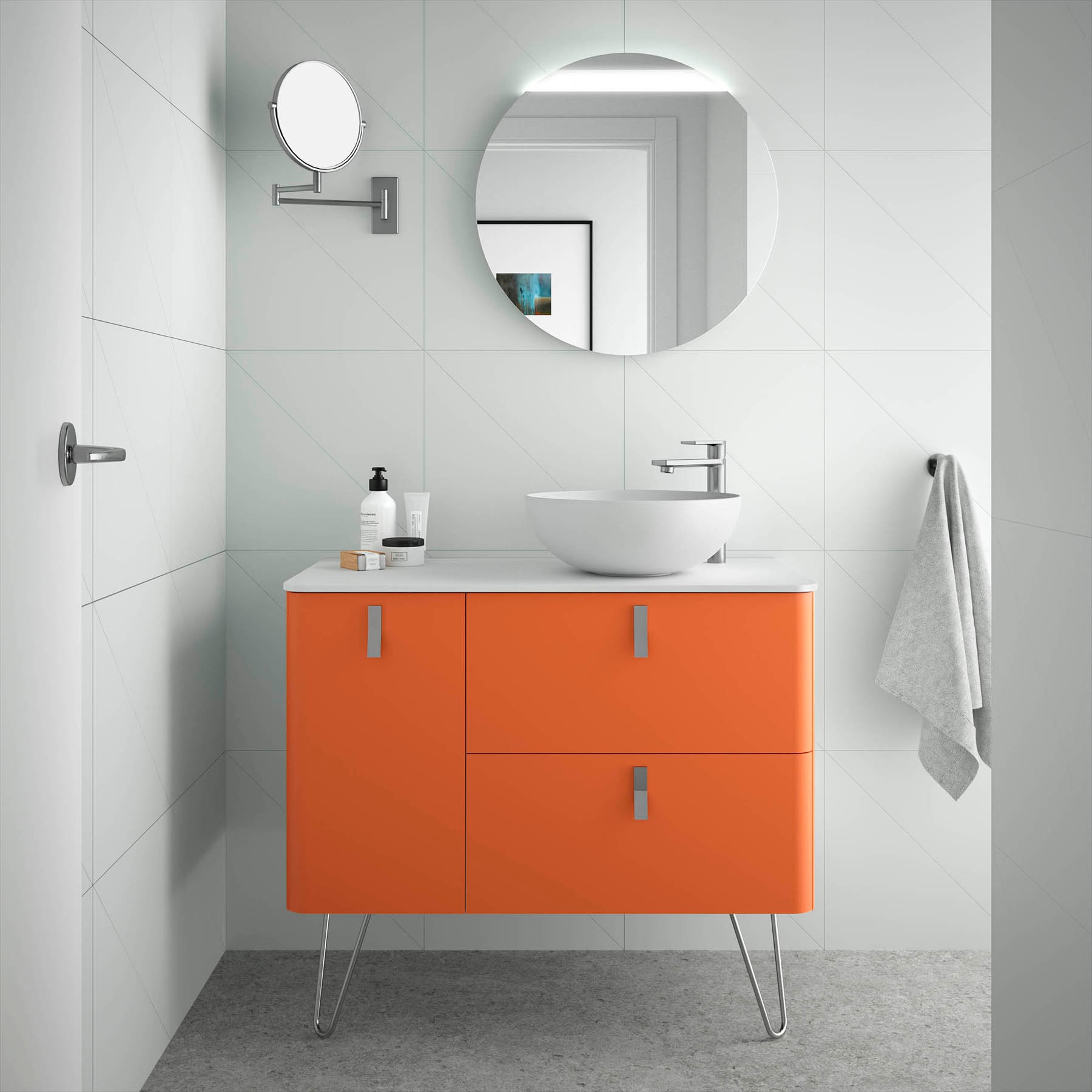 24681 SALGAR Мебель для умывальника UNIIQ 1200 левая KAKI Каки 