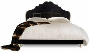 KOKET Бархатная кровать с мягким изголовьем