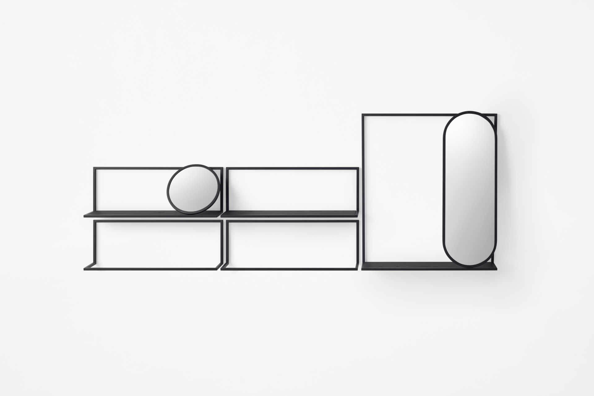 Каркас настенного зеркала маленькое с доской Stellar Works FR-M121-S Frame - Вид №5