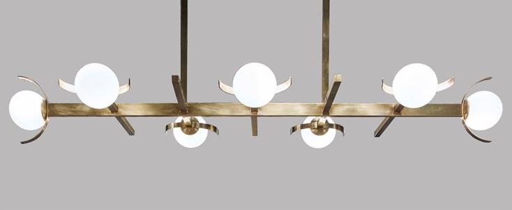 MARIONI Подвесной светильник из латуни Greta 02971 - Вид №3