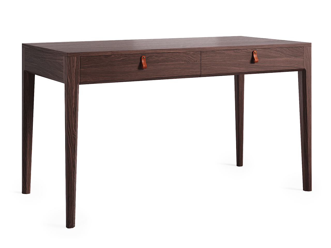 Письменный стол с ящиками темный дуб Case THE IDEA  210603 Коричневый  - Вид №1