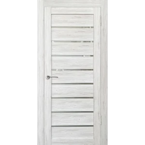 Дверь межкомнатная Тиволи остеклённая ПВХ ламинация цвет рустик серый 70x200 см (с замком и петлями)