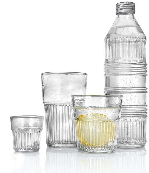 IVV Прозрачная стеклянная бутылка Industrial chic 7718.2 - Вид №1