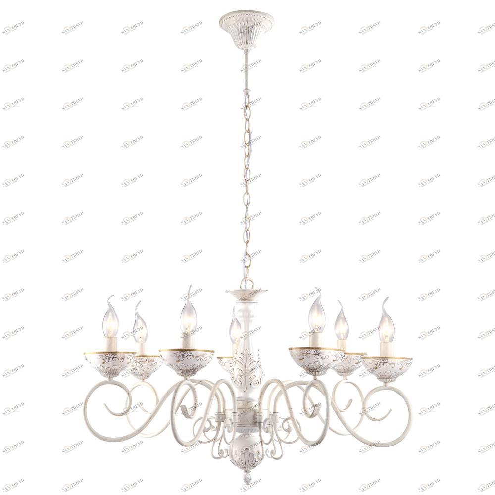 Подвесная люстра Arte Lamp Lucia A9594LM-7WG ARTE LAMP ДИЗАЙНЕРСКИЕ, LUCIA 056584 Белый 