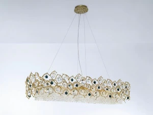 Serip Галогенный подвесной светильник с кристаллами Diamond Ct3251/16