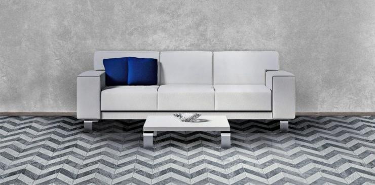 Ideamarmo Мраморная мозаика Chevron class Chv 707 - Вид №3