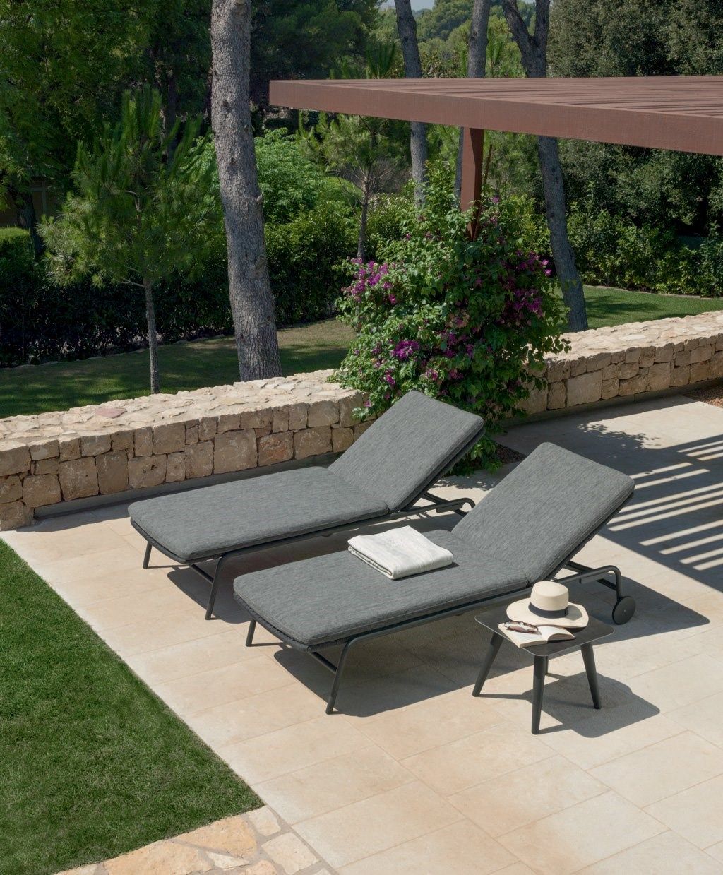 Лежак для сада с колесами Talenti Moon Alu ARCH-00090256 - Вид №2