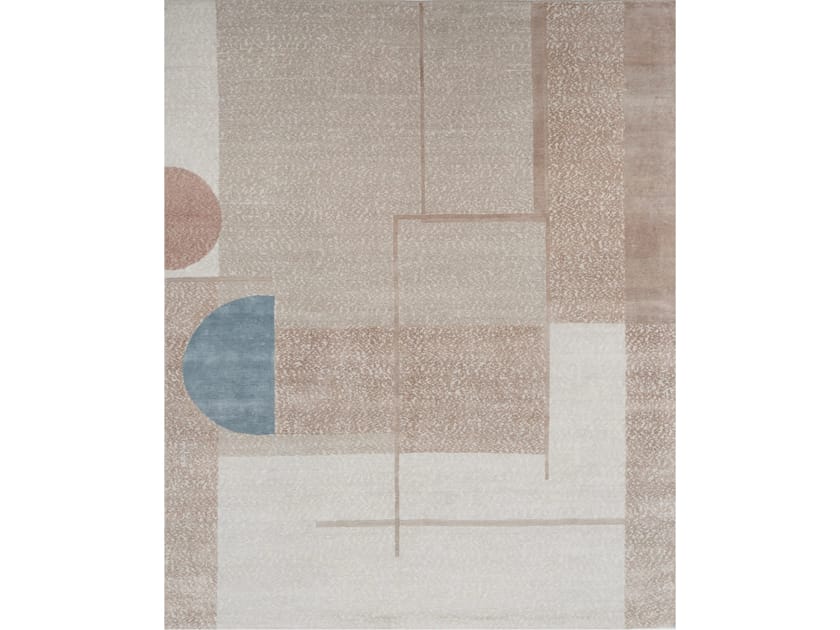 Бамбуковый Шелковый прямоугольный ковер ручной работы Jaipur Rugs Unfold ARCH-00086335