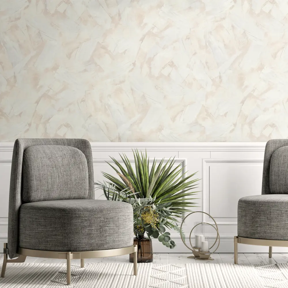 Флизелиновые обои Артекс Бенефис серые 1.06 м 89400294 STLM-1495398 - Вид №4