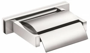 INDA® Держатель туалетной бумаги из хромированной латуни с крышкой Lea A1826a