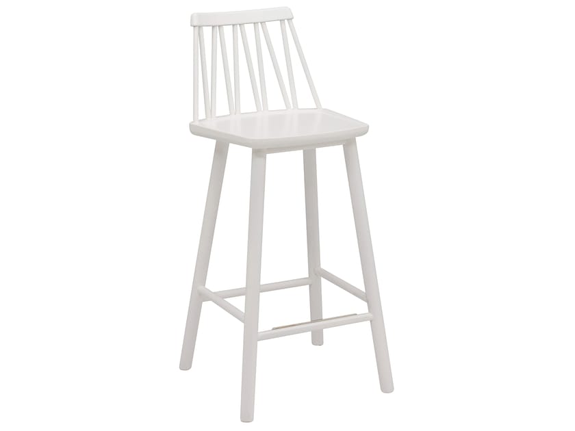 Березовый табурет с подставкой для ног Hans K ZigZag ARCH-00005193