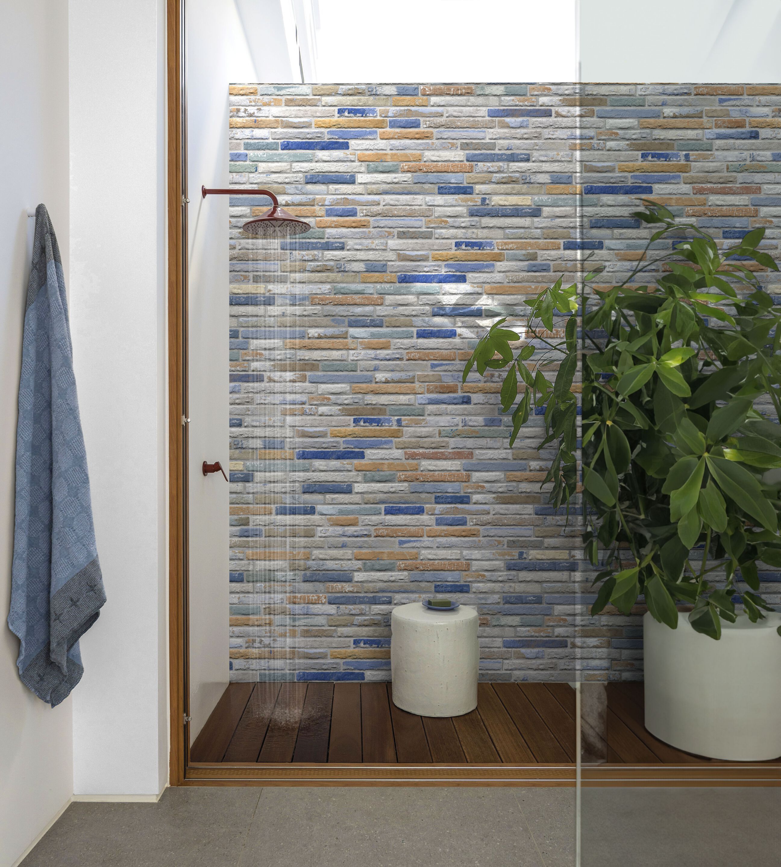 Пол / облицовка керамогранита с эффектом кирпича KERADOM INDUSTRIAL ARCH-00061171 - Вид №9