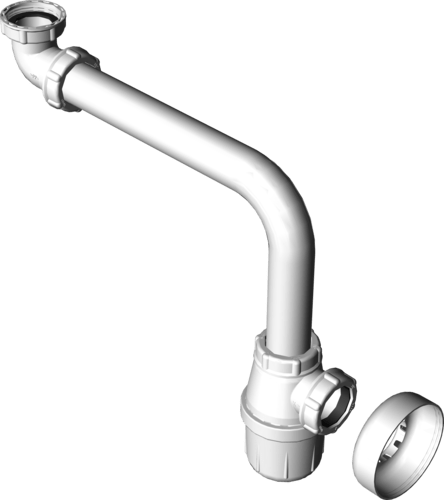 Канализационная арматура  Сифоны для умывальников и биде  Компактные сифоны с учетом нужд инвалидов VIEGA 128 913 Модель 5730 Santreyd  - Вид №2