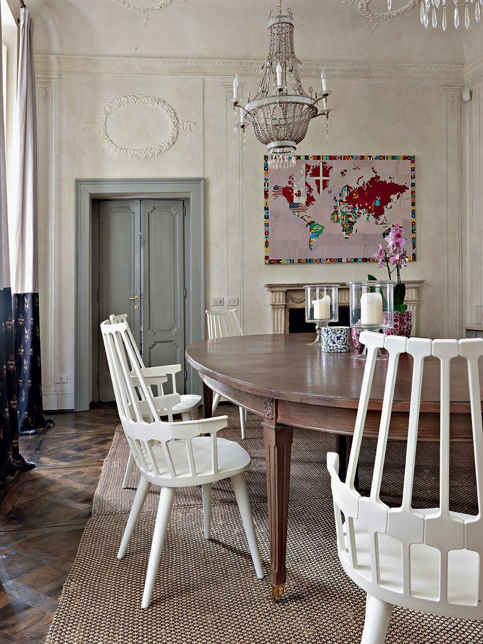 Стул из инженерного пластика с подлокотниками Kartell COMBACK ARCH-00047836 - Вид №1