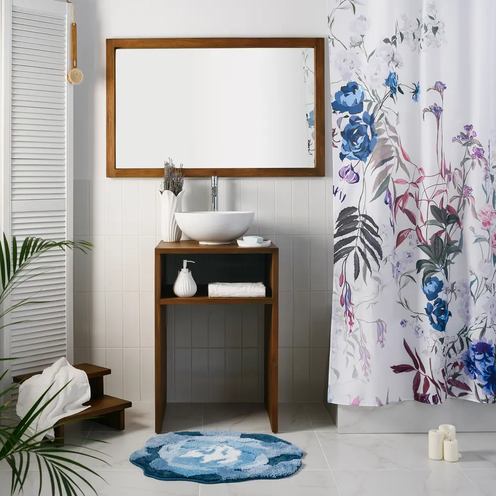 Мыльница Fleur керамика цвет белый MOROSHKA STLM-2198429 - Вид №6