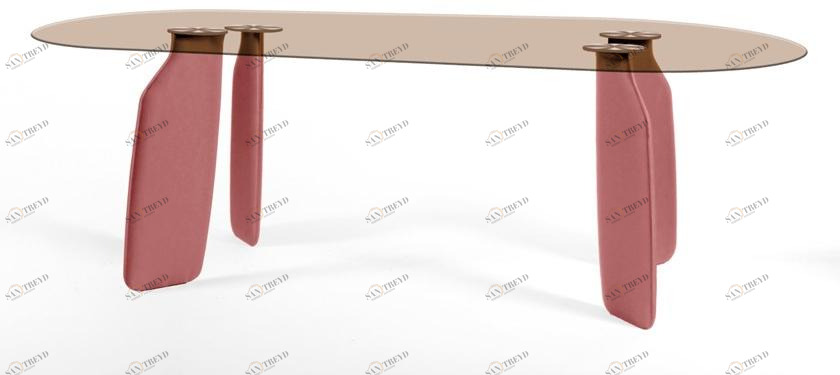 DANTE - Goods And Bads Овальный обеденный стол из стекла Bavaresk sun-id-1472765