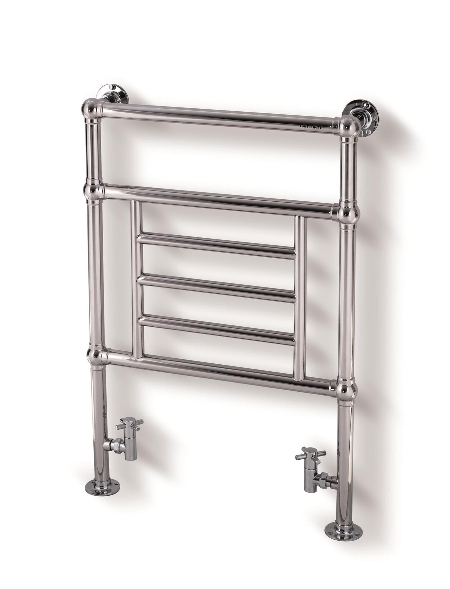 Полотенцесушитель Hammam UNO Stainless steel  комбинированный; электрический или водяной Сталь  - Вид №10