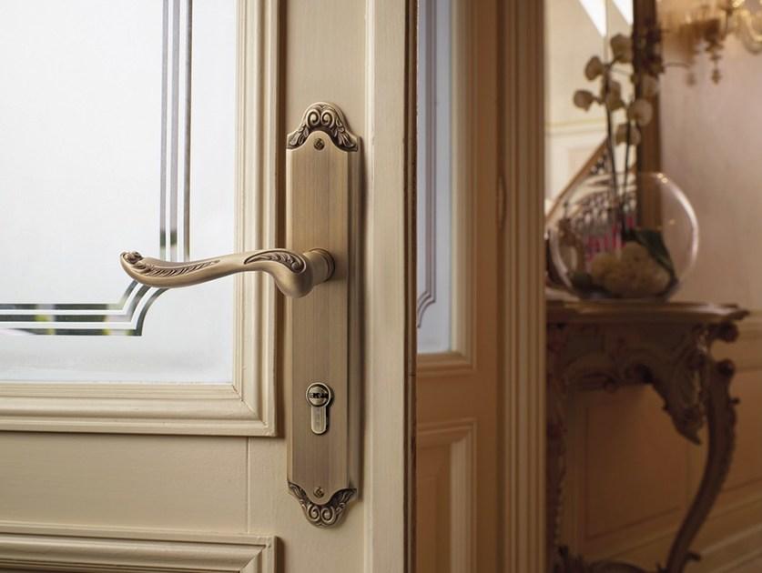 LINEA CALI' Ручка из хромированной латуни на пластине Lady sun-id-1380249 - Вид №1