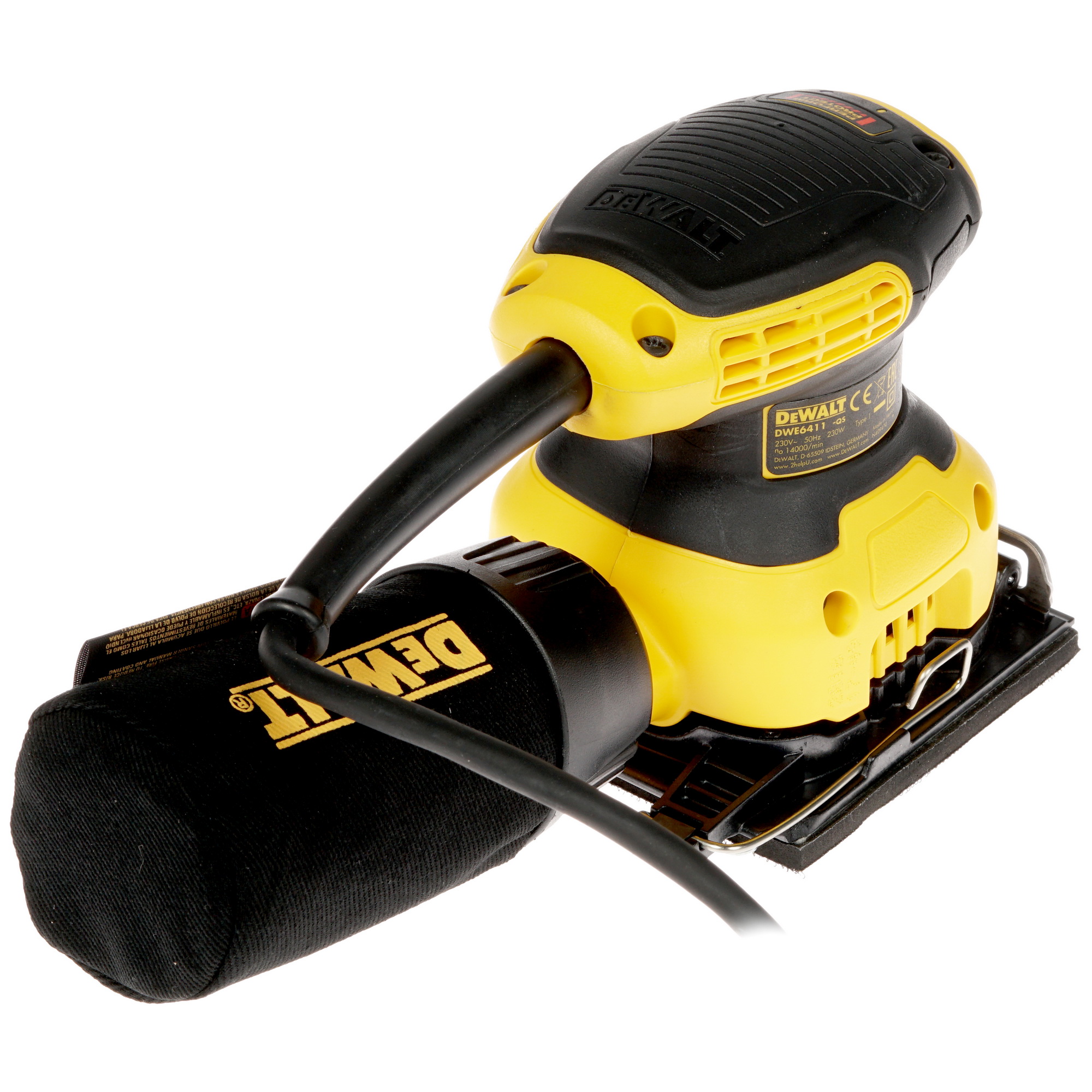 Виброшлифовальная машина DeWalt DWE 6411 1081460 STDN-0048351 - Вид №1