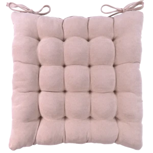 Сидушка Linen Way 38x38x6 см цвет пыльная роза