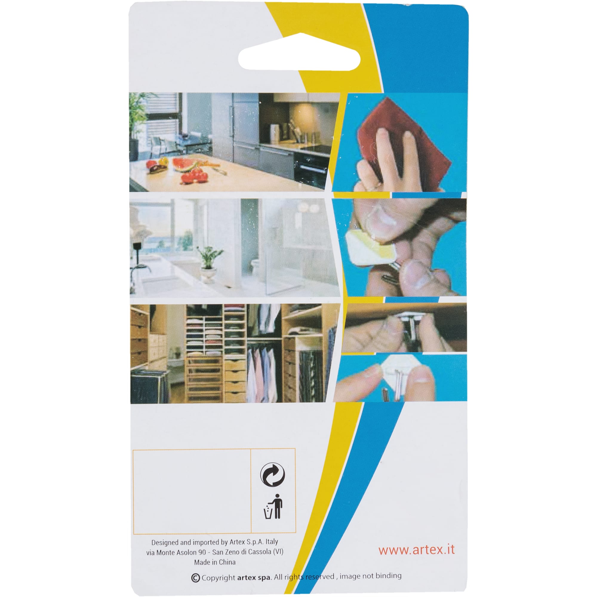 84621346 Крючок самоклеющийся, 5 шт. Крючки самоклеющиеся Santreyd  - Вид №2