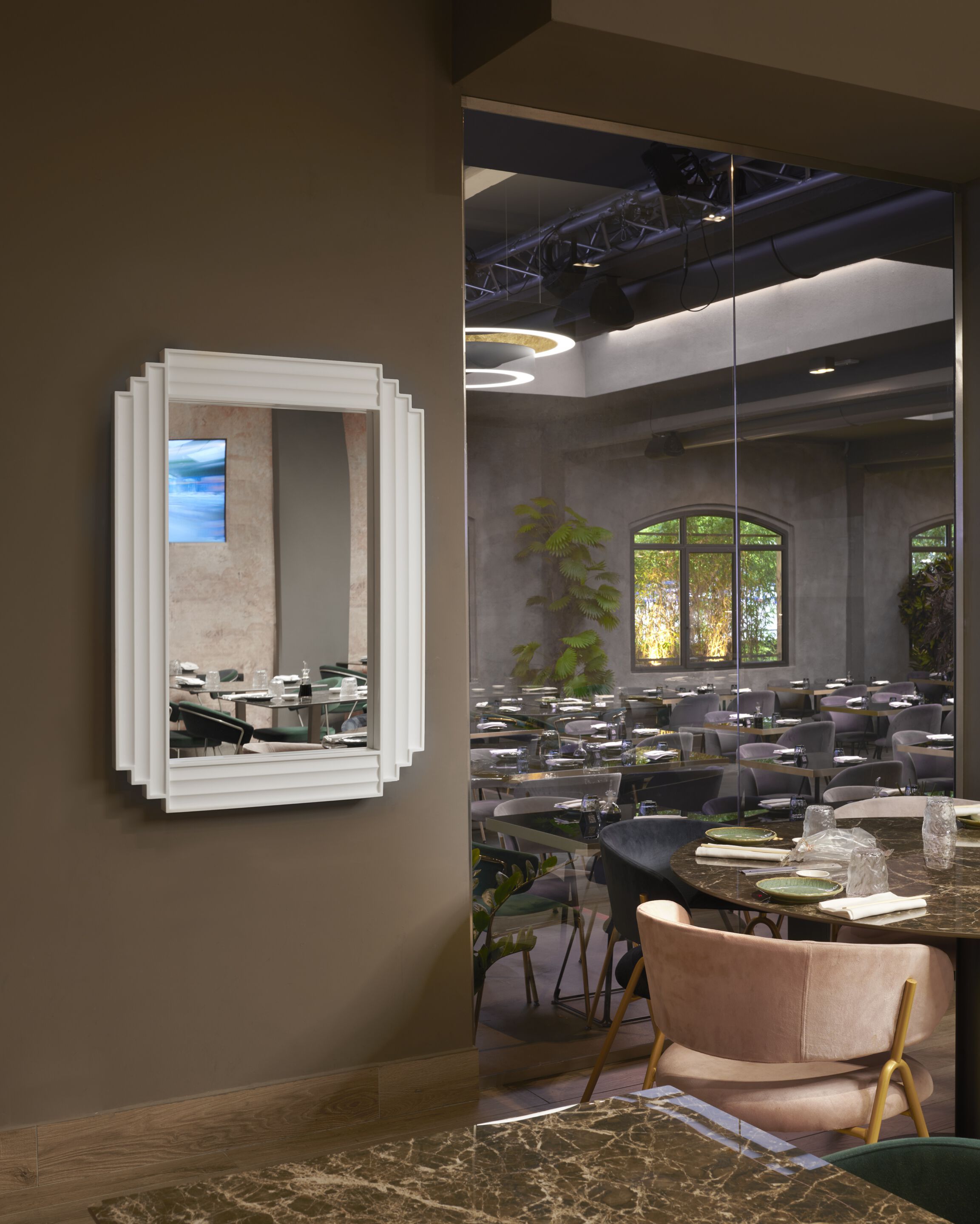 Прямоугольное настенное зеркало из полиэтилена SLIDE Cordiale ARCH-00125647 - Вид №4