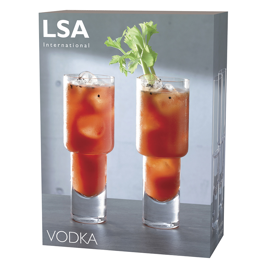 G1635-14-301 Набор высоких стаканов vodka, 400 мл, 2 шт. LSA International  - Вид №2
