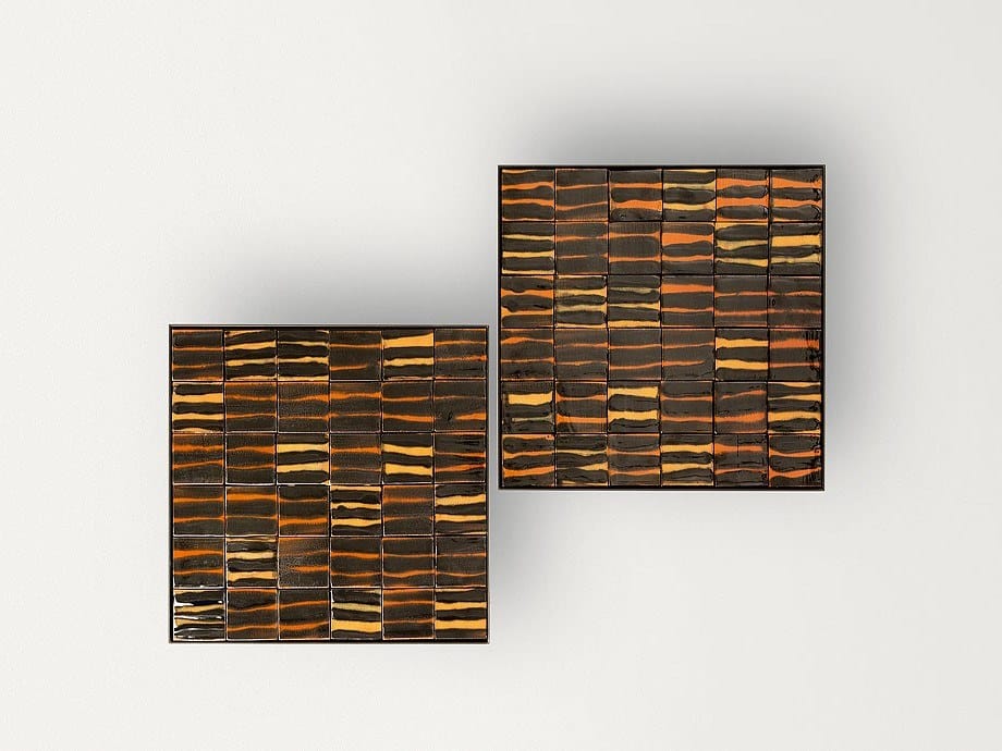 Низкий садовый стол из фаянса Paola Lenti SEGNI ARCH-00031943