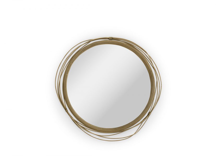 Зеркала Kayan Round Mirror Covethouse BRABBU 