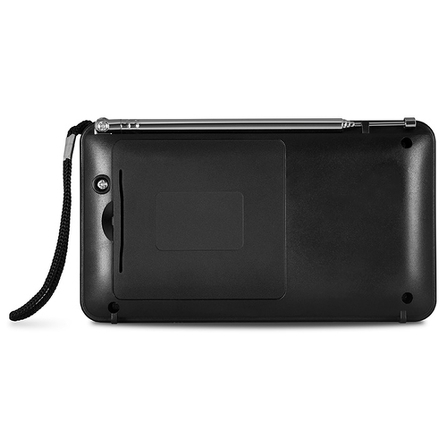 SV-016845 ps -60, черный (3 вт, fm-тюнер, usb, microsd, led-дисплей, фонарь, 3xaa, 600ма*ч) Sven Santreyd  - Вид №1