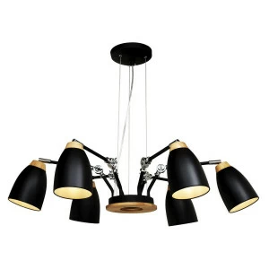Подвесная люстра Loft IT Restor Loft4402/6Bl LOFT IT ДИЗАЙНЕРСКИЕ, RESTOR BLACK 137866 Черный