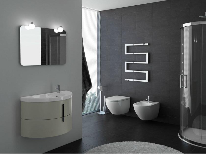 Ideagroup Тумба под умывальник, лакированная Moon sun-id-1372363 - Вид №1