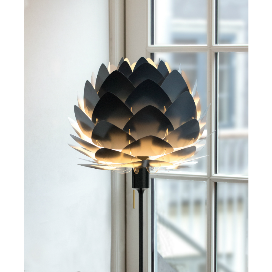 Торшер настольный Champagne с USB, черный, 42 см UMAGE 4046 - Вид №4