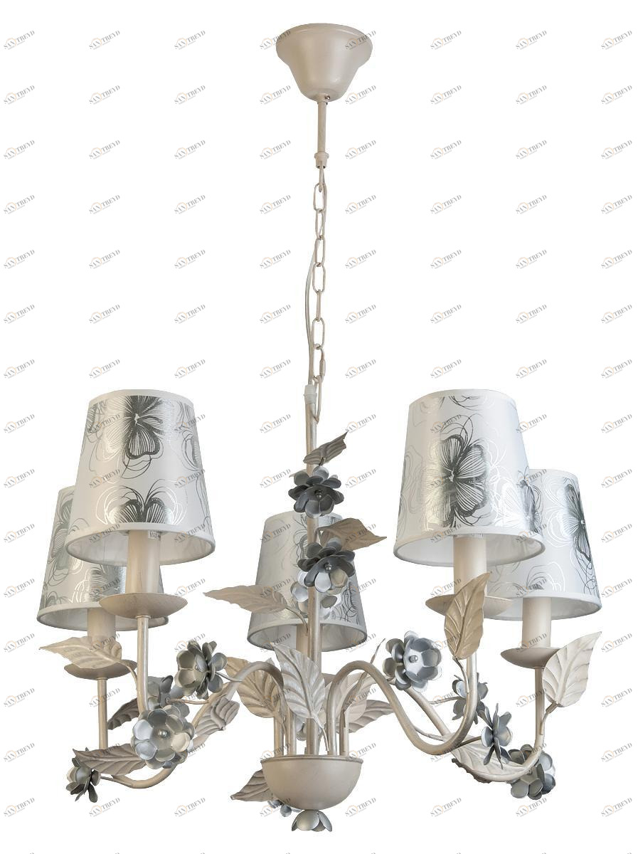 Подвесная люстра Toplight Madlyn TL5630D-05WH TOPLIGHT ДИЗАЙНЕРСКИЕ, MADLYN 186074 Белый 