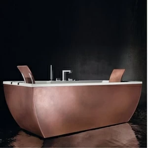 Ванна свободно стоящая с гидромассажем Kali Metal Copper 180 см