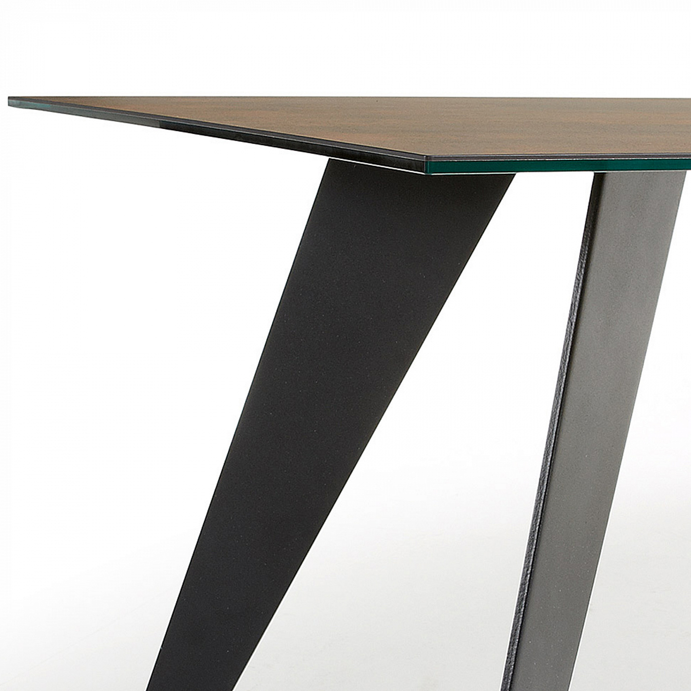 053481 Стол Nack 180x100 черный керамика La Forma Koda  - Вид №4