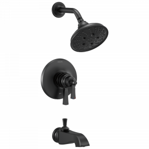 T17456-BL Панель Monitor 17 Series для ванны и душа Delta Faucet Dorval Матовый черный